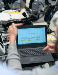 Operational software running within an industrial environment